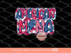 American Mama Lightning Bolt PNG, Dripping paint stars 4th of July Patriotic mama, Independence Day Sublimation, dtf Shirt Design download