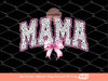 Pink Mama Dalmatian PNG, Coquette Bow Mom Shirt Design, Wild animal print trendy Sublimation & dtf Design Digital Download