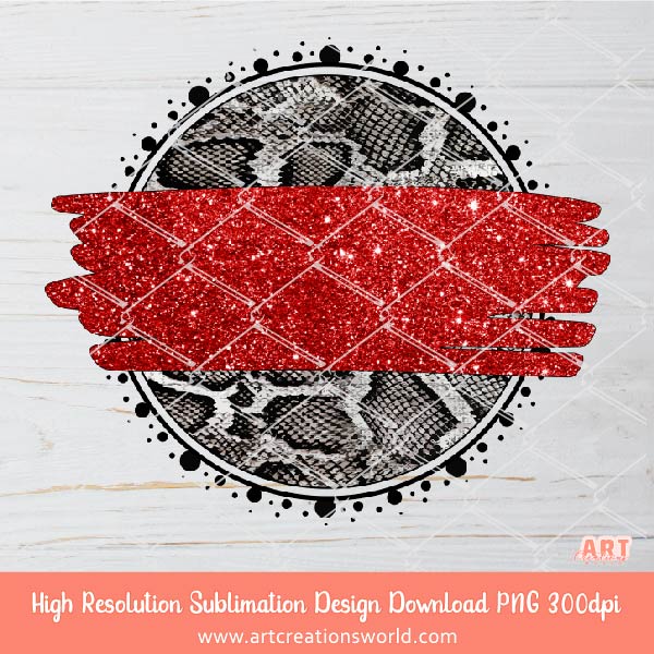 Snake Skin Circle Background PNG Sublimation Design - 2 SnakeSkin Backgrounds