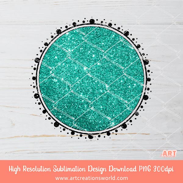 Glitter Turquoise Western Background PNG Sublimation Design - 2 Glitter Western Backgrounds