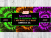 Neon Halloween Tie-Dye Digital Paper Pack | Green, Purple, Orange Tie Dye Backgrounds | Hand Drawing Tie Dye | Spooky designs Bundle