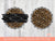 Classic Leopard Circle Background PNG Sublimation Design - 2 Frames| Cheetah Skin Print Mascot Team Blank - School Spirit Black Brush Stroke