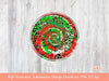 Christmas Tie dye Background Sublimation PNG Bundle | 4 Red and Green Neon Lightning Bolt Circle Backgrounds | Hippie Junkie Christmas 2022