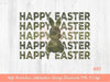Happy Easter Camo Bunny PNG Sublimation, Distressed Grunge Camouflage Military Army Veteran Soldier Easter 2023 Shirt Design, Printable Art