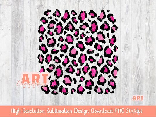 Pink Leopard PNG Background, Girly Fashion Cheetah Print Sublimation, Pink Doll Retro 90s Vintage Birthday Party clipart Custom shirt design