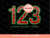 Christmas Numbers Faux Embroidery Sequin PNG, Green Red Glitter Sequins Numbers Set 0-9 PNG Clipart, Xmas Sublimation & DTF Digital Download
