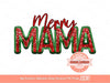 Merry Mama Faux Embroidery Sequin PNG,  Red and Green Glitter Xmas MOM T shirt Design, Blessed Mama PNG Sublimation design Digital Download