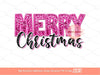 Pink Merry Christmas Sequin PNG Bundle, Original Xmas Faux Embroidery with Pink and Teal Blue Glitter sequins Png Sublimation & DTF Digital